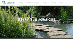 Desktop Screenshot of lescreateursaquatiques.com